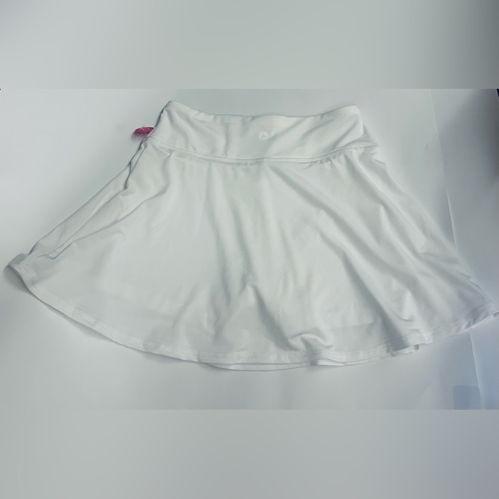 New 90 Degree by Reflex Girls 2 Piece Skort Set Pink White Girls size L (12) - Picture 14 of 16